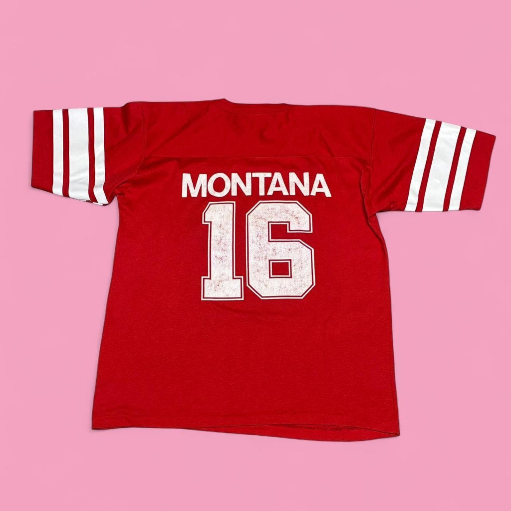 Vintage 80s Salem Sportswear San Francisco 49ers Jersey T Shirt