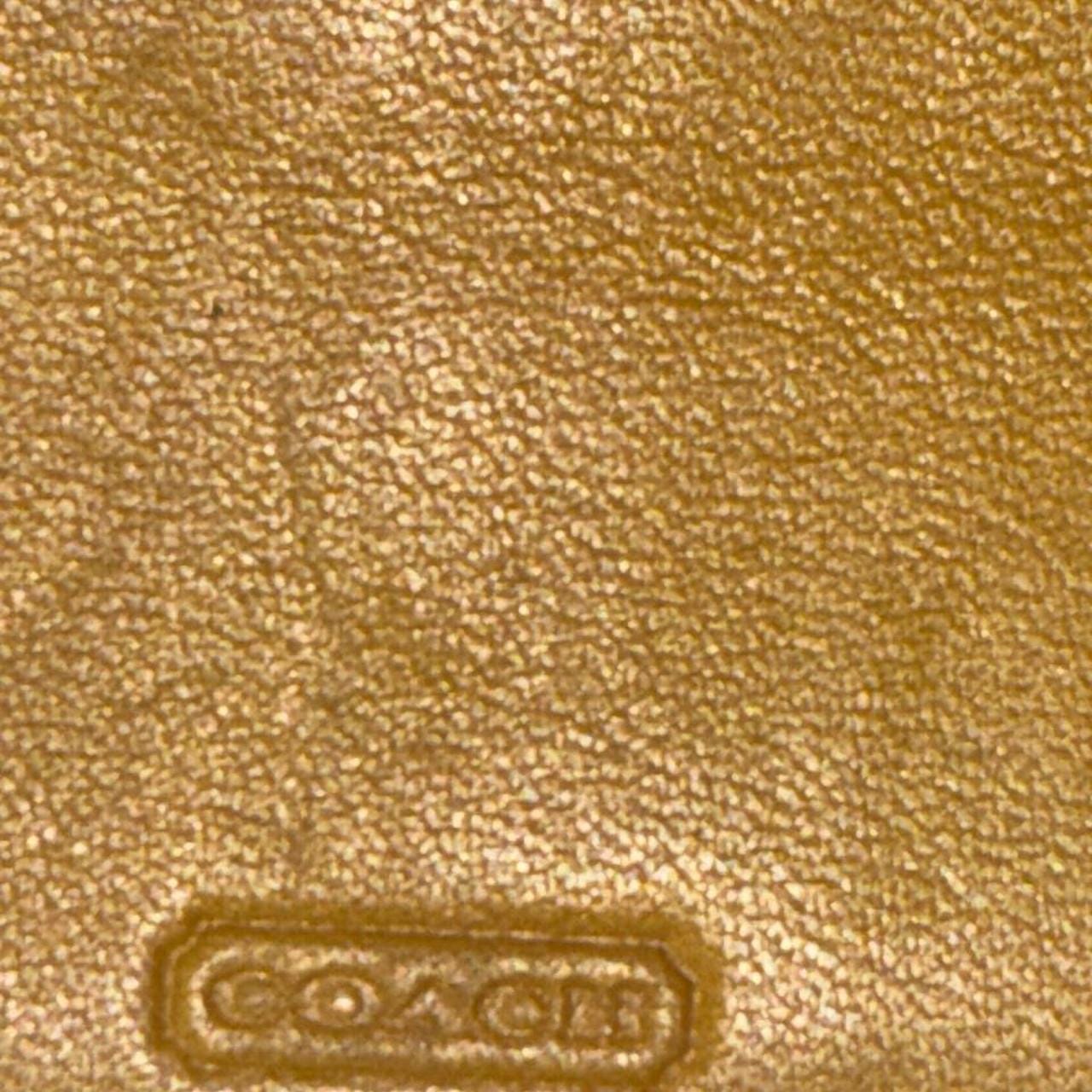 Vintage Coach Women's Yellow Wallet