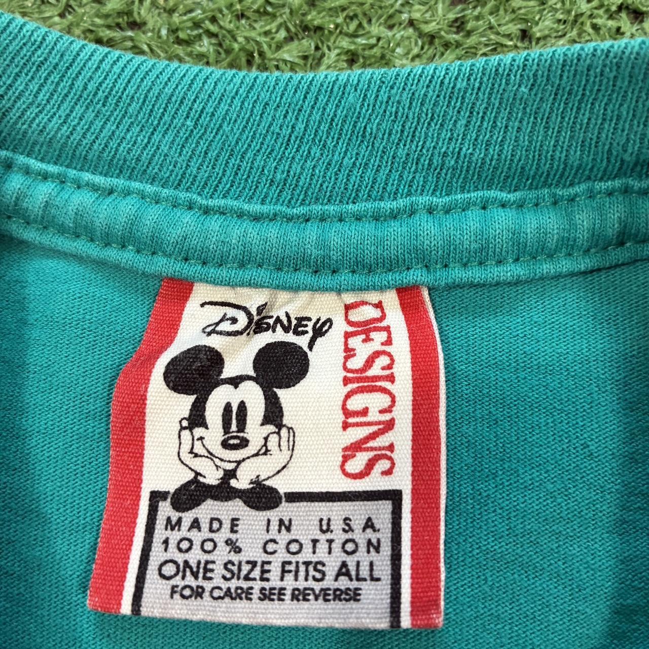 Disney Men's Blue and Green T-shirt