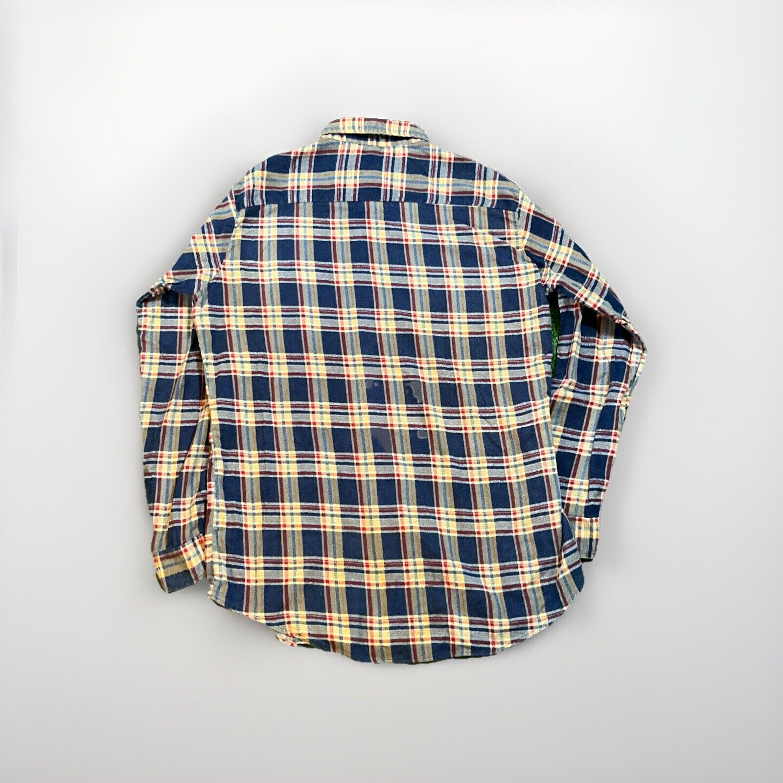 Vintage 80s Sears Flannel Shirt Sz L USA