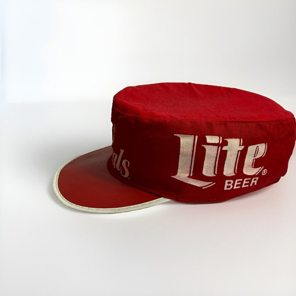 Vintage 80s USFL Football New Jersey Generals Bud Lite Painters Cap