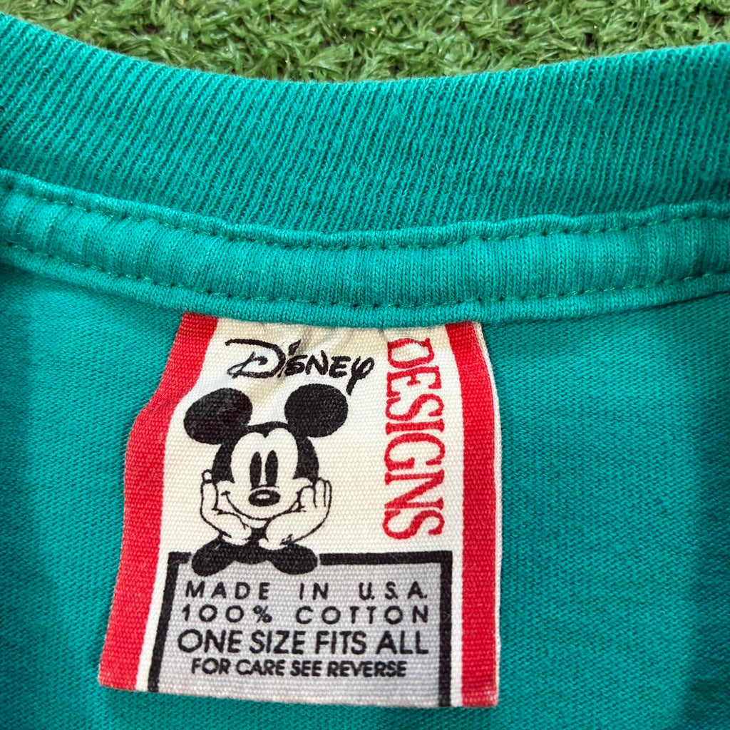 Disney Men's Blue and Green T-shirt