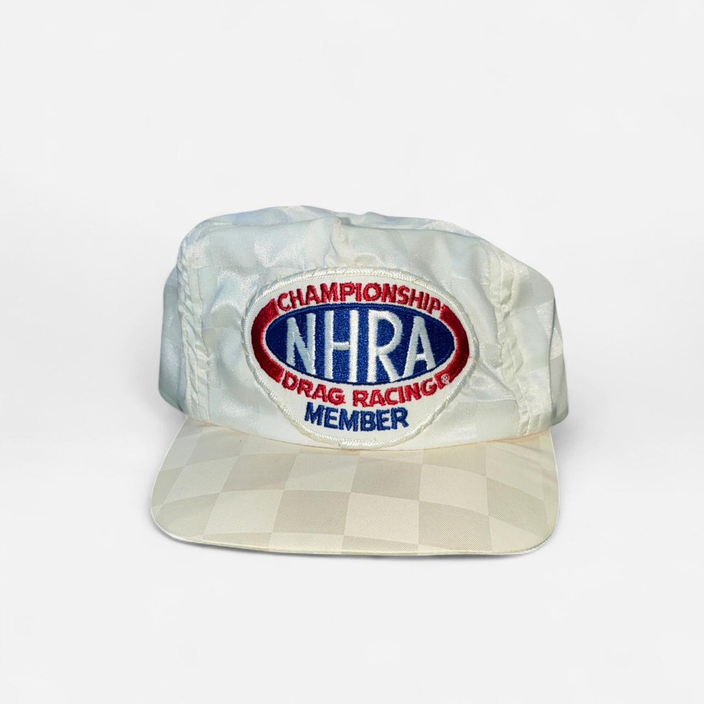 Vintage 80s NHRA Drag Racing Strapback hat