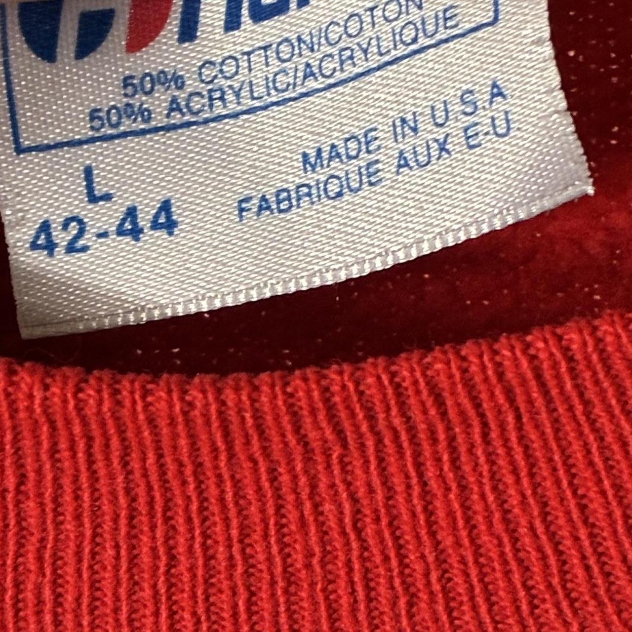 80 S Vintage Red Christmas Crewneck