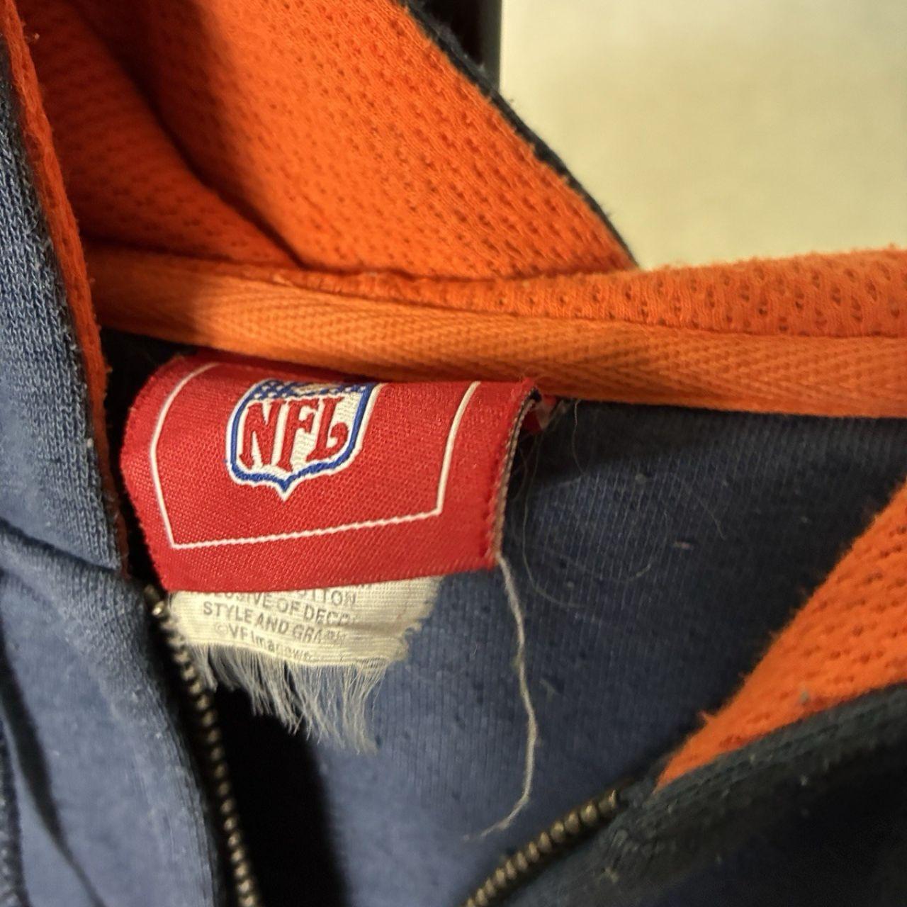 Vintage Y2K Denver Broncos Zip Up Hoodie