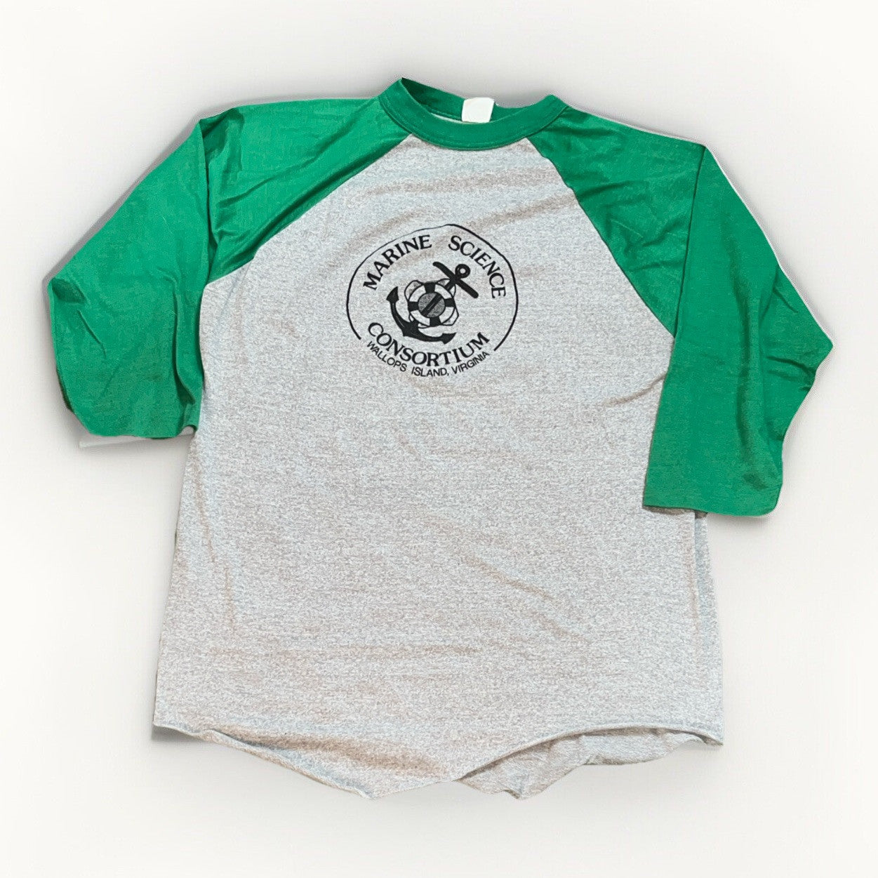 Vintage Marine Science Consortium Ringer Raglan Tee