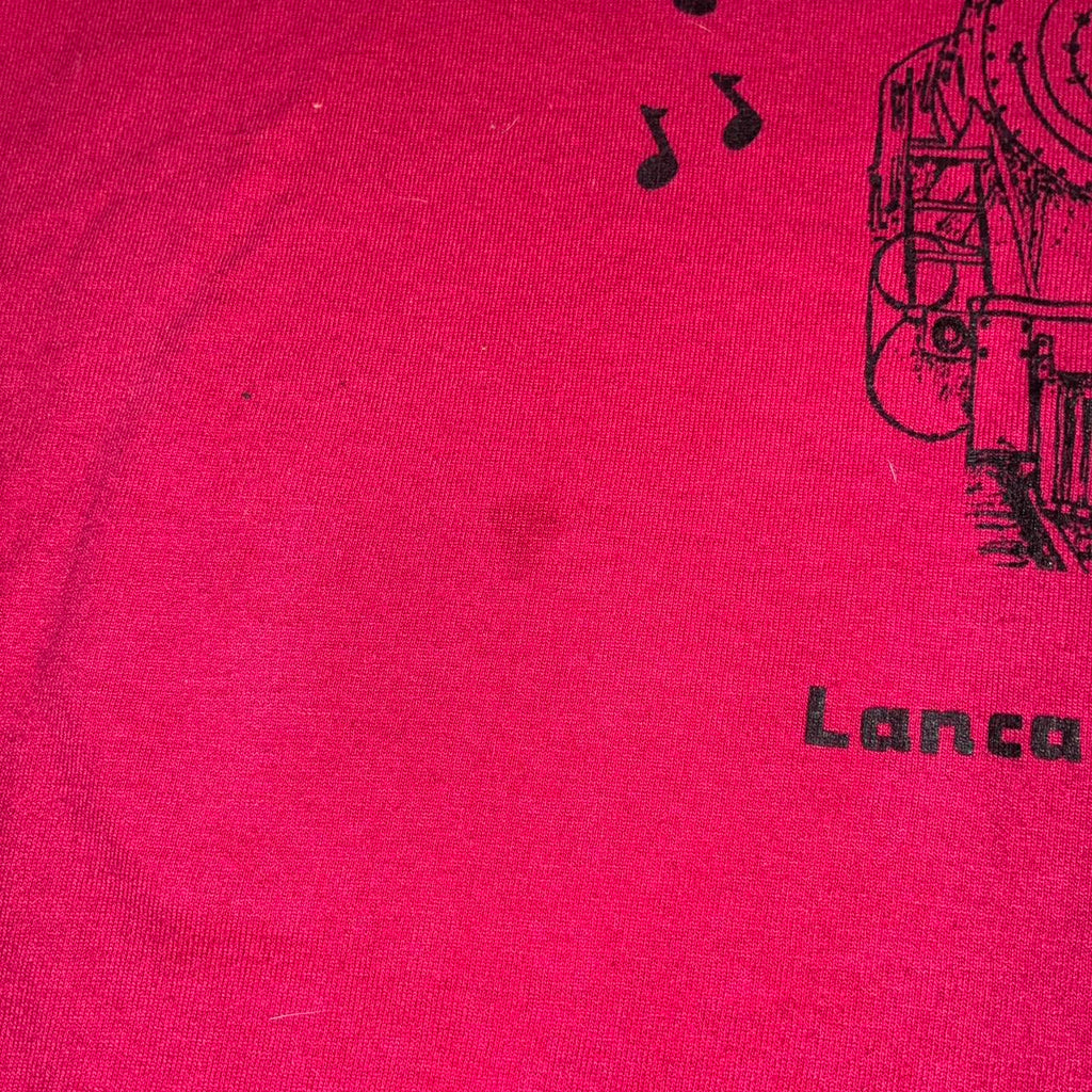 Fruit of the Loom Men's Pink and Red T-shirt