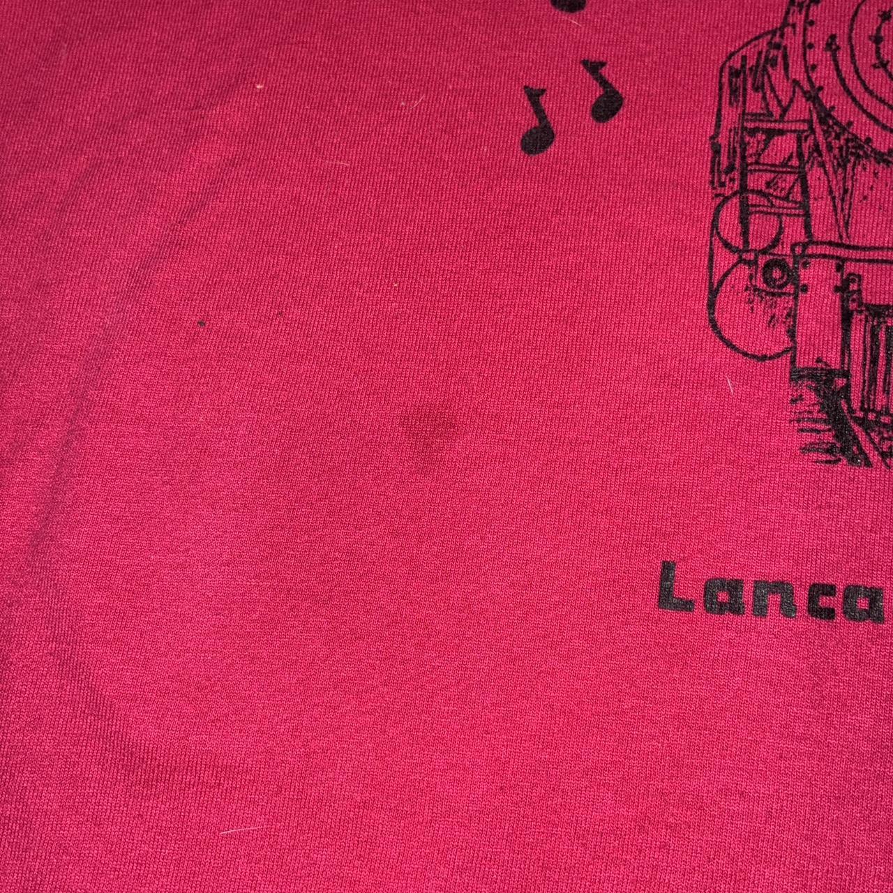 Fruit of the Loom Men's Pink and Red T-shirt