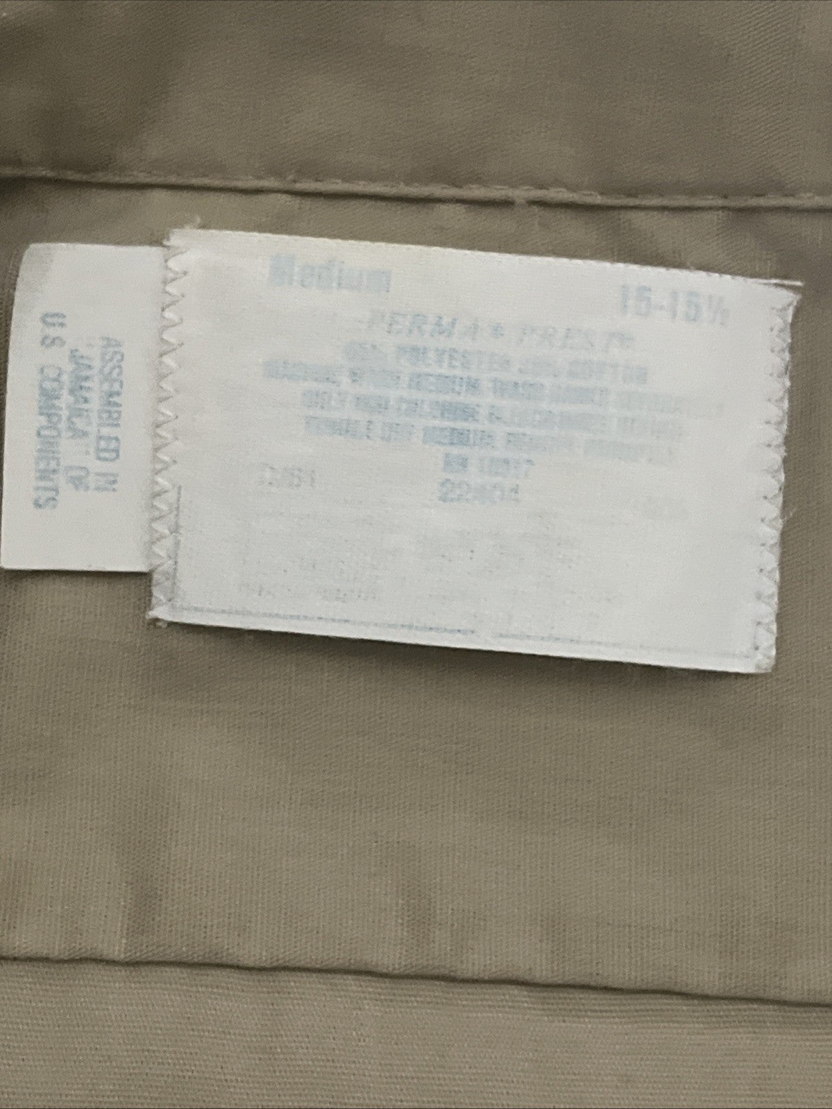 70s Sears Perma Prest Tan Shirt