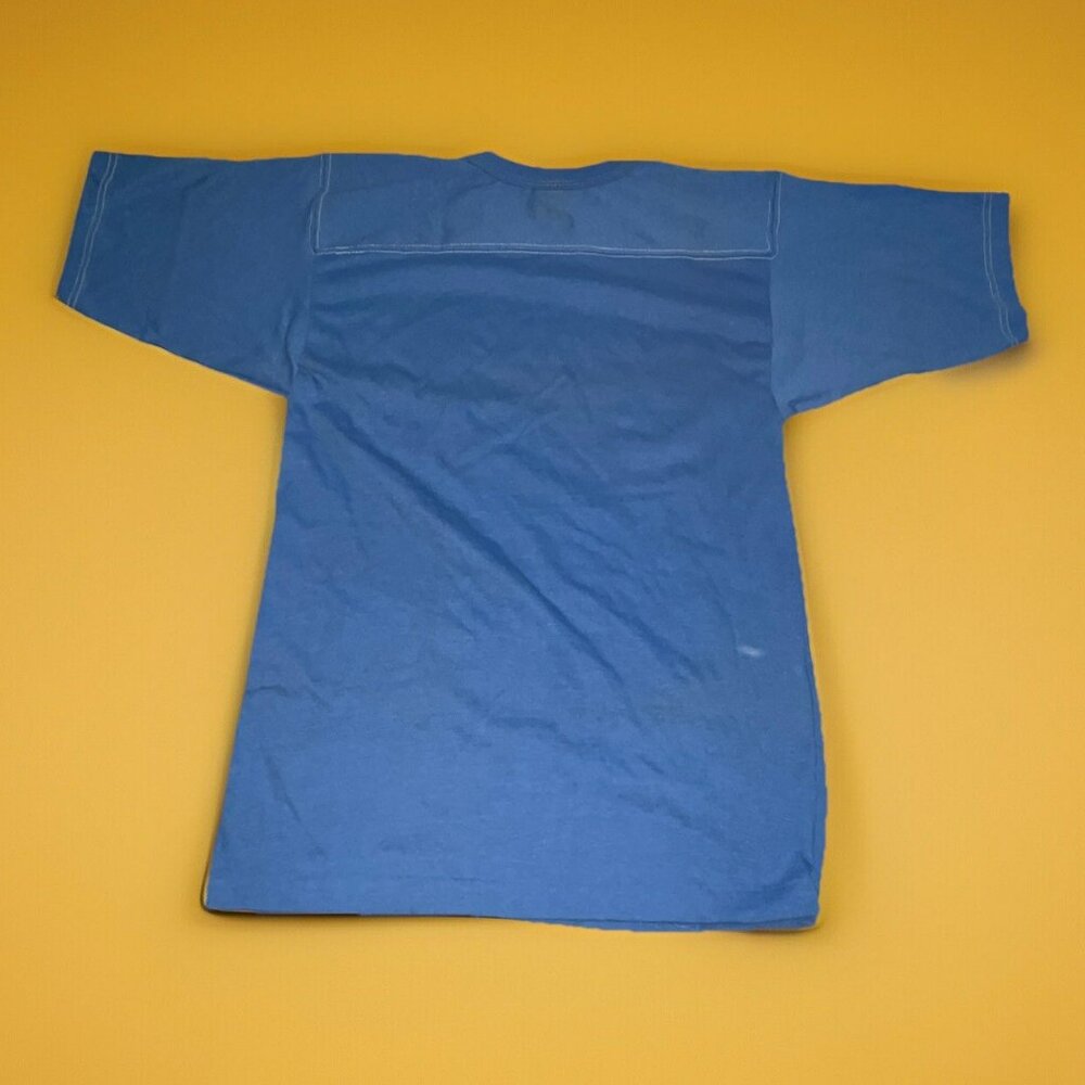 Vintage 70s Russell Athletic Navy Football T-Shirt