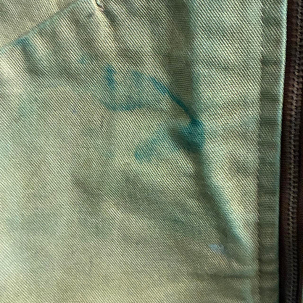 Custom Hand Painted Khaki Carhartt Sherpa Lined Canvas Vest