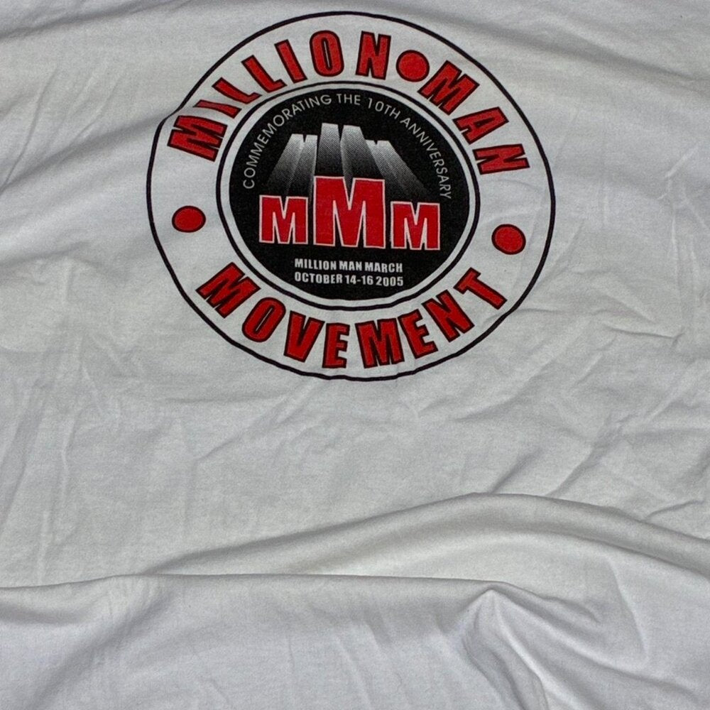 White Vintage Y2K Million Man