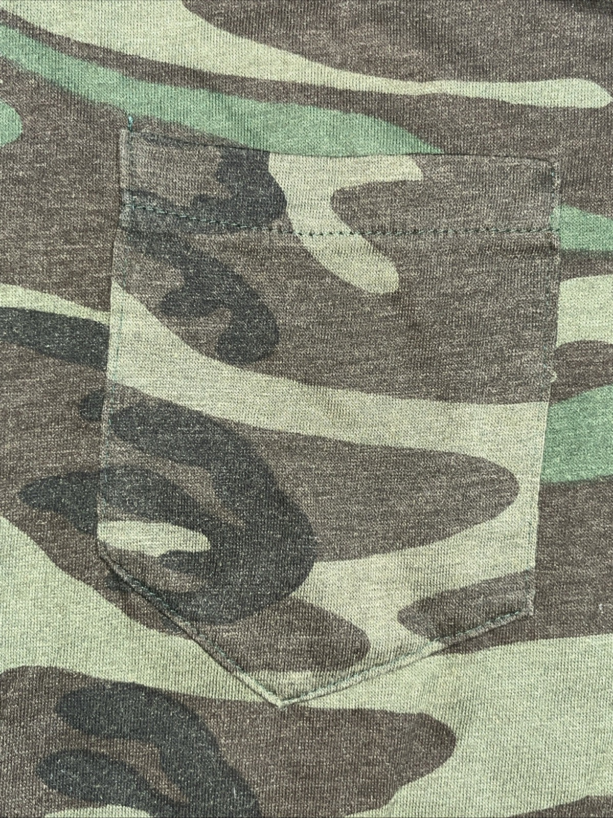 Vintage 50/50 Camo Pocket T-Shirt