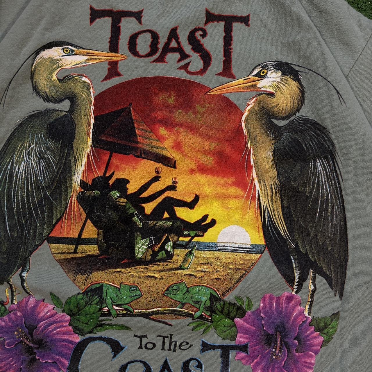 Vintage 90s Caribbean Soul Toast to the Coast T shirt