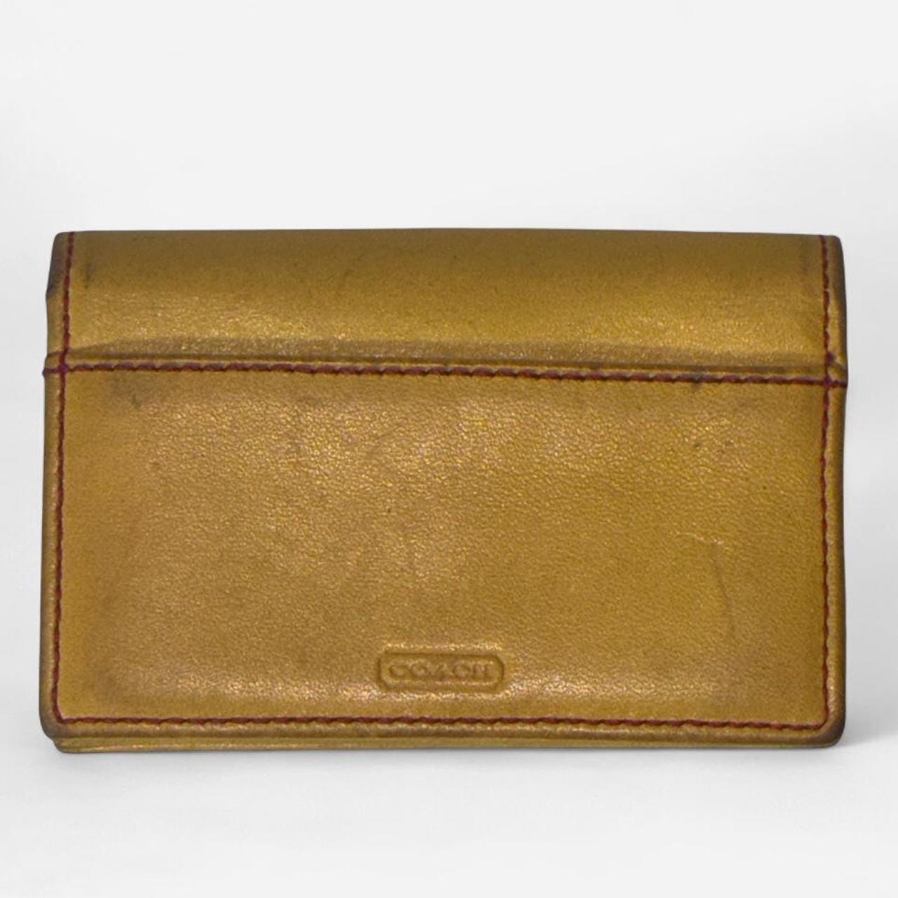 Vintage Coach Women's Yellow Wallet