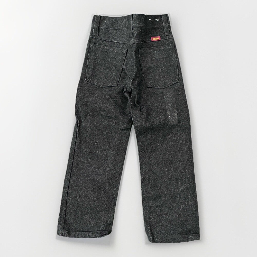 Vintage 70s Kids Rustler Black Jeans