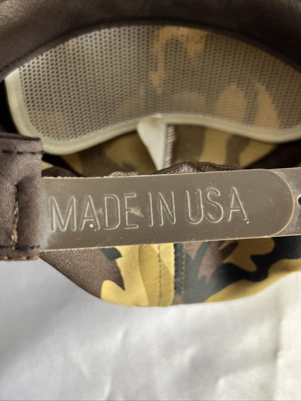 Vintage 80s Woodland Camo Hunting Hat