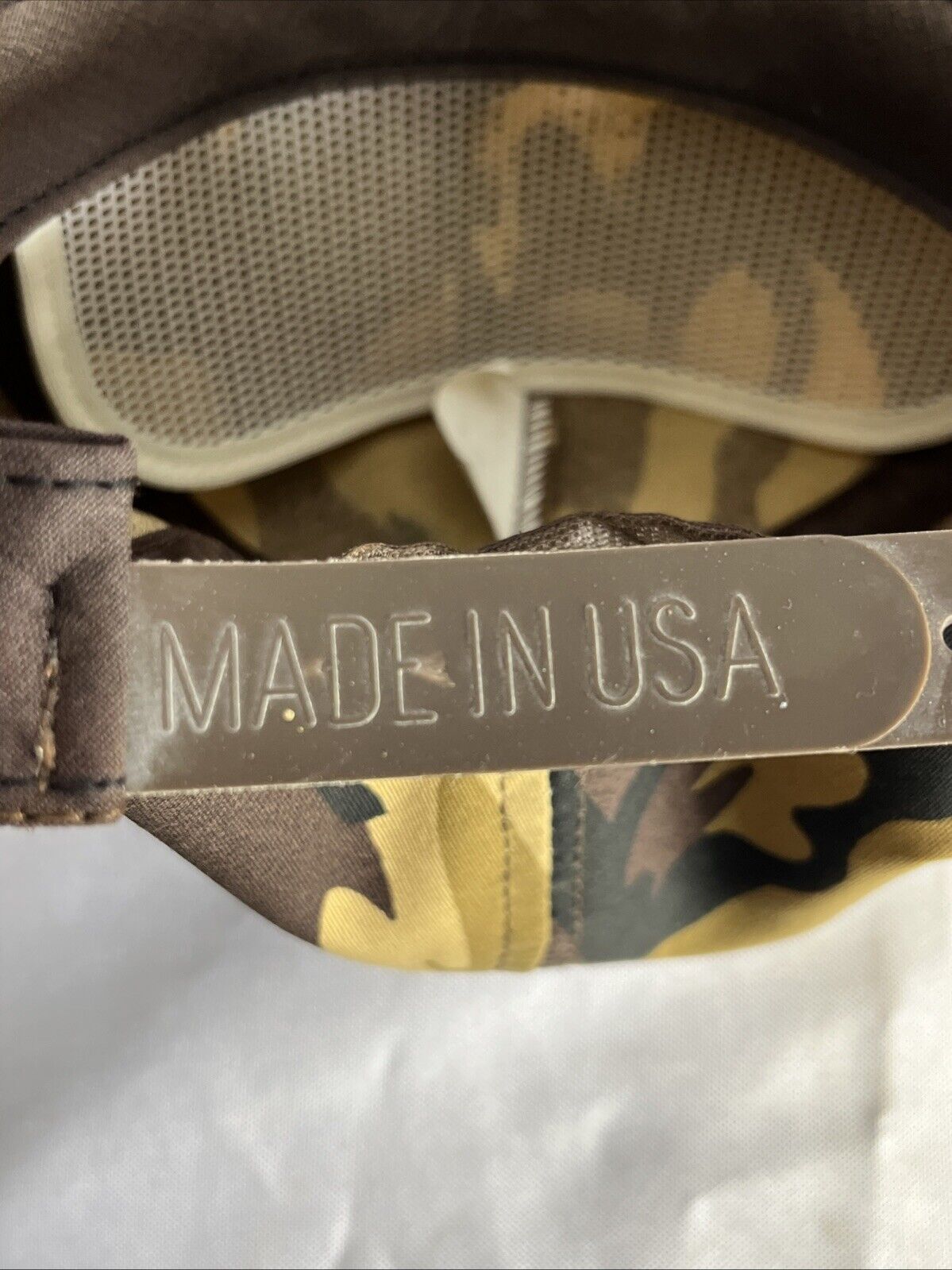 Vintage 80s Woodland Camo Hunting Hat