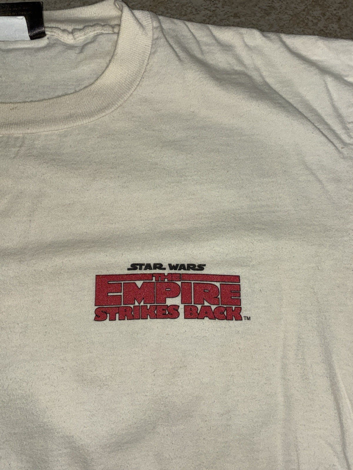 VINTAGE 1995 STAR WARS THE EMPIRE STRIKES BACK ( EPISODE 5) Sz XL RARE T SHIRT