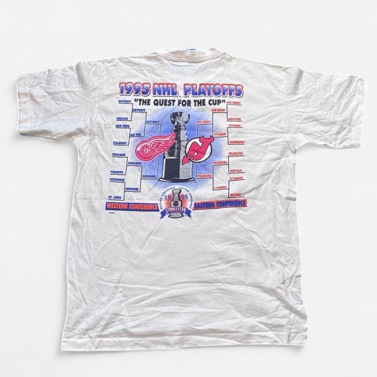 1995 Stanley Cup Finals Devils vs Red Wings Salem Sportswear t-shirt