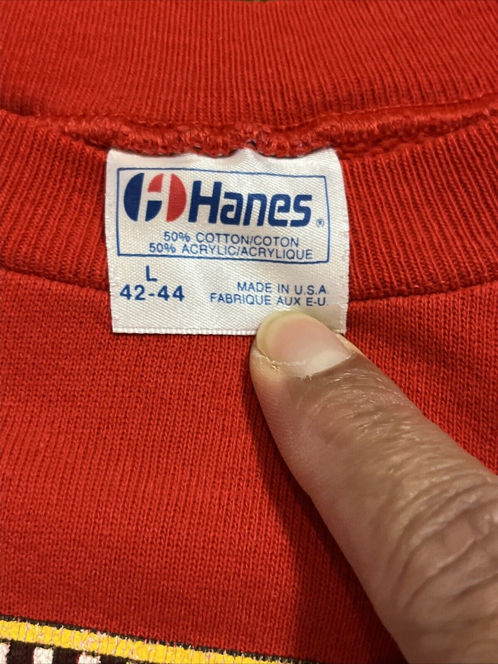 Vintage 80s Happy Holidays Santa Clause Crewneck Sweatshirt