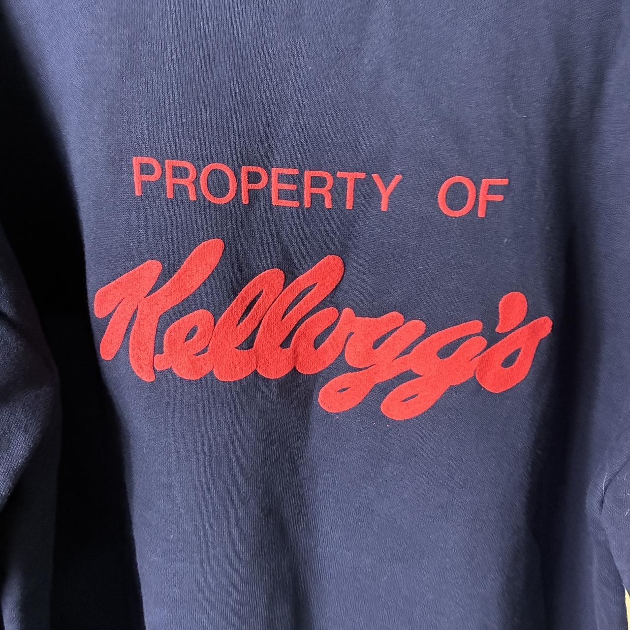 Navy Blue Jerzees Kelloggs Hoodie