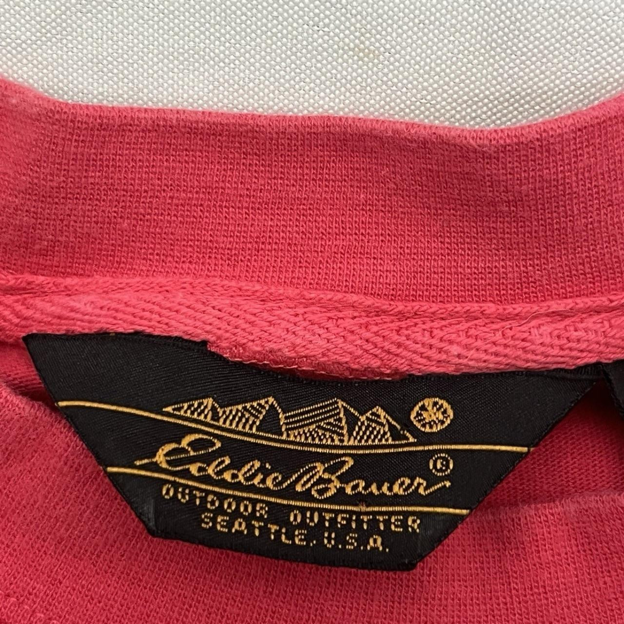 Vintage 90s Eddie Bauer 2 Panel Football T Shirts Single Stitch Sz M