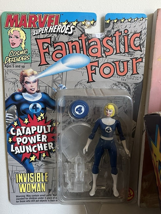 Vintage 1994 Toy Biz Marvel Fantastic Four Invisible Woman Action Figure