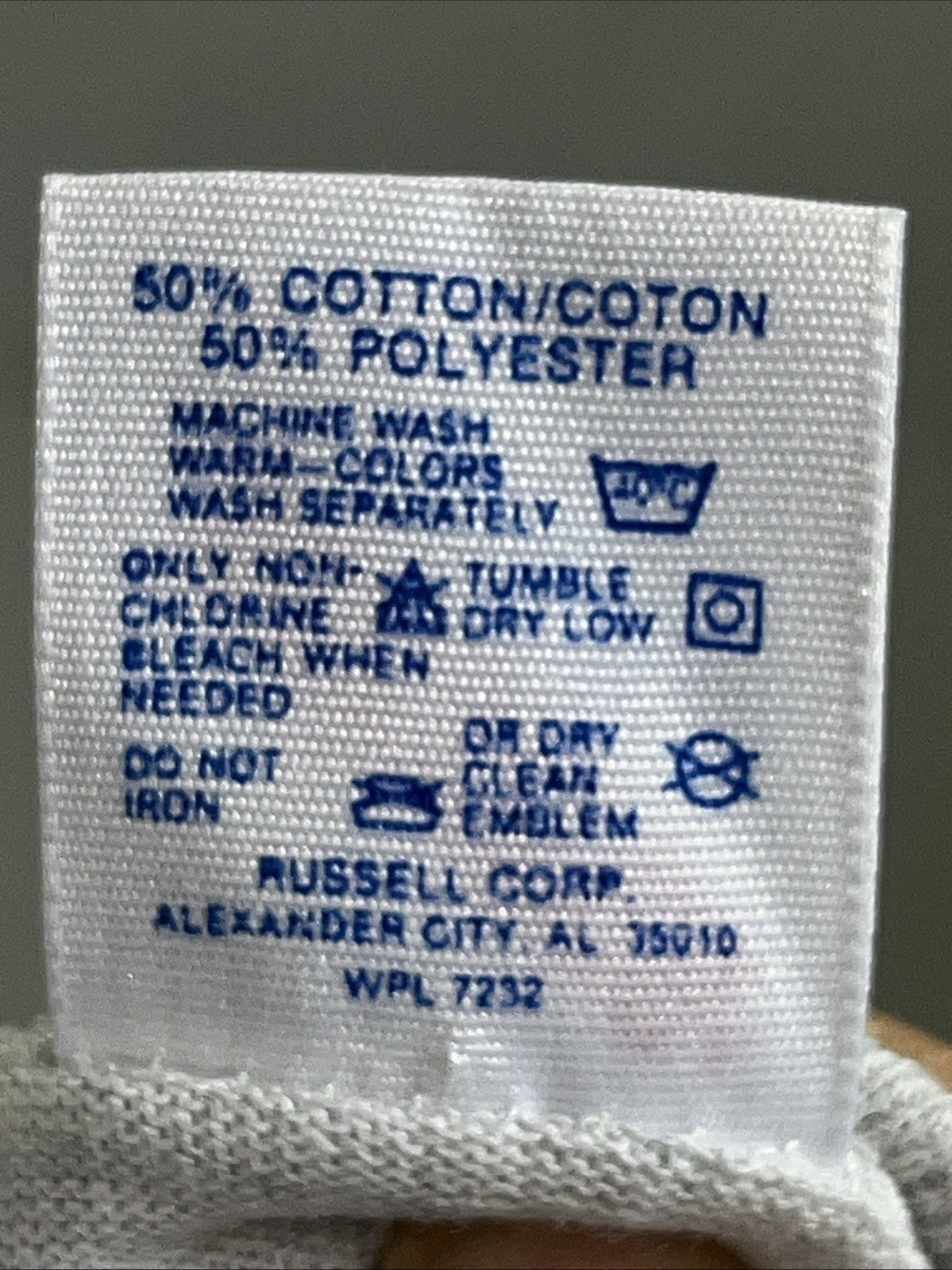 Vintage Ash Gray Jerzees 50/50 Blank T Shirt