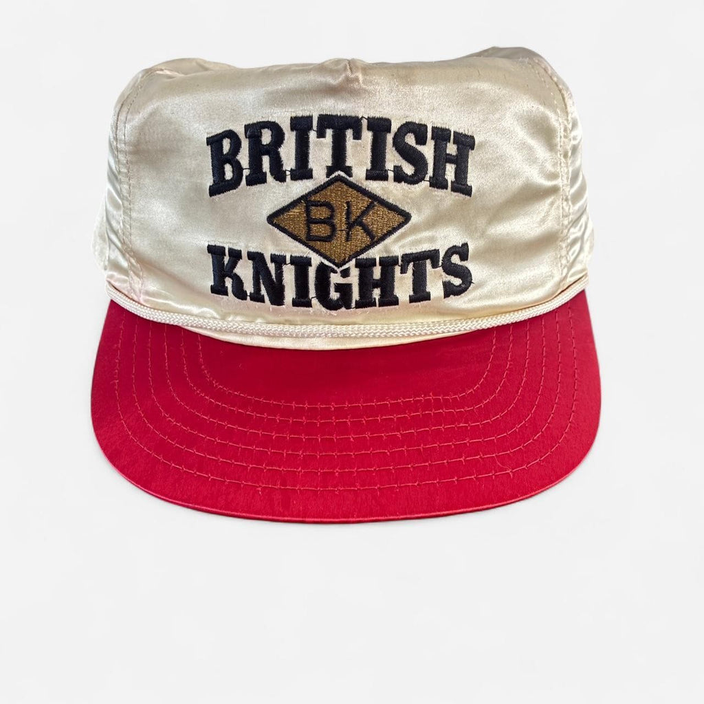 Vintage British Knights Satin Strapback Hat
