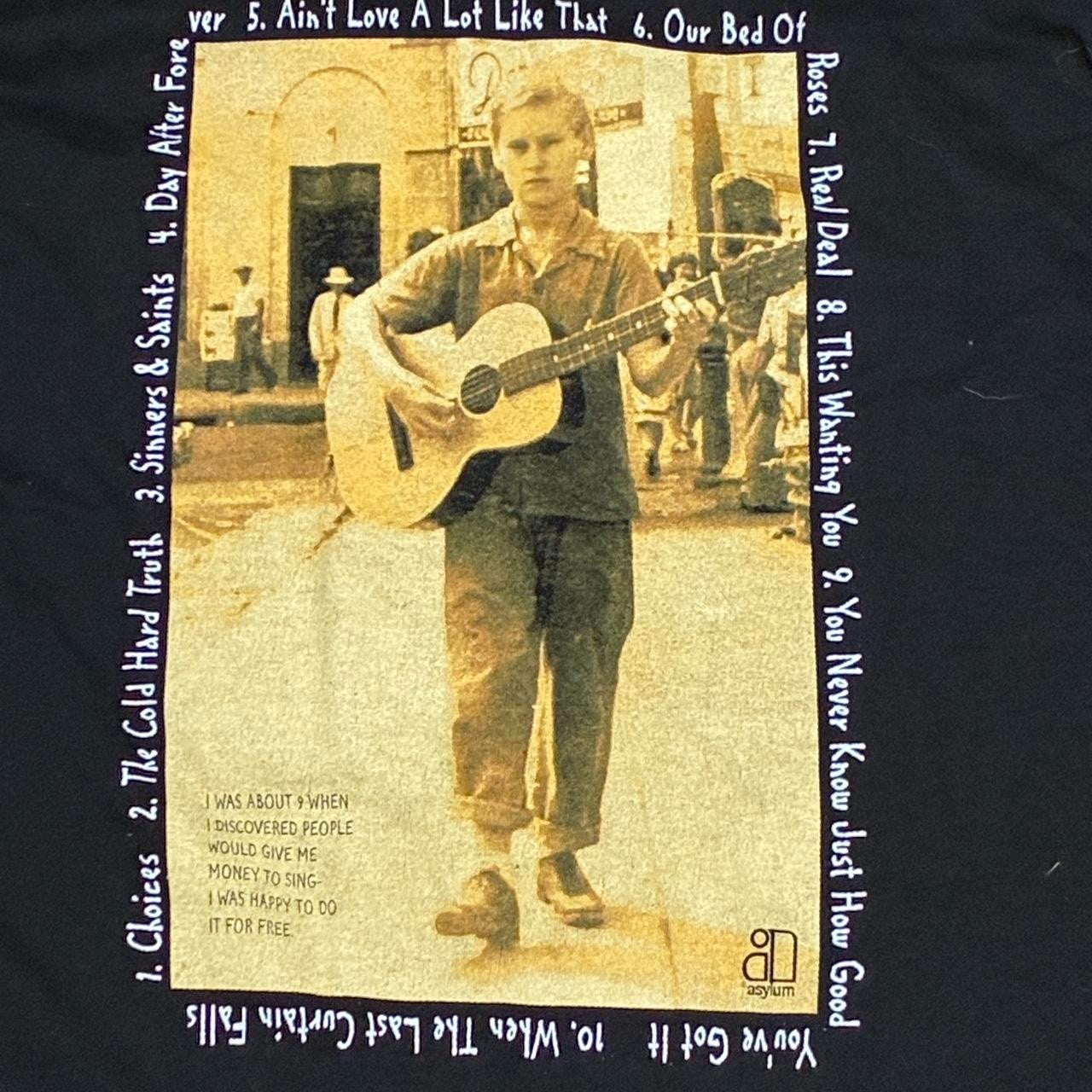 Black Vintage George Jones We All Have Choices Sz L Country Music Tour Tee