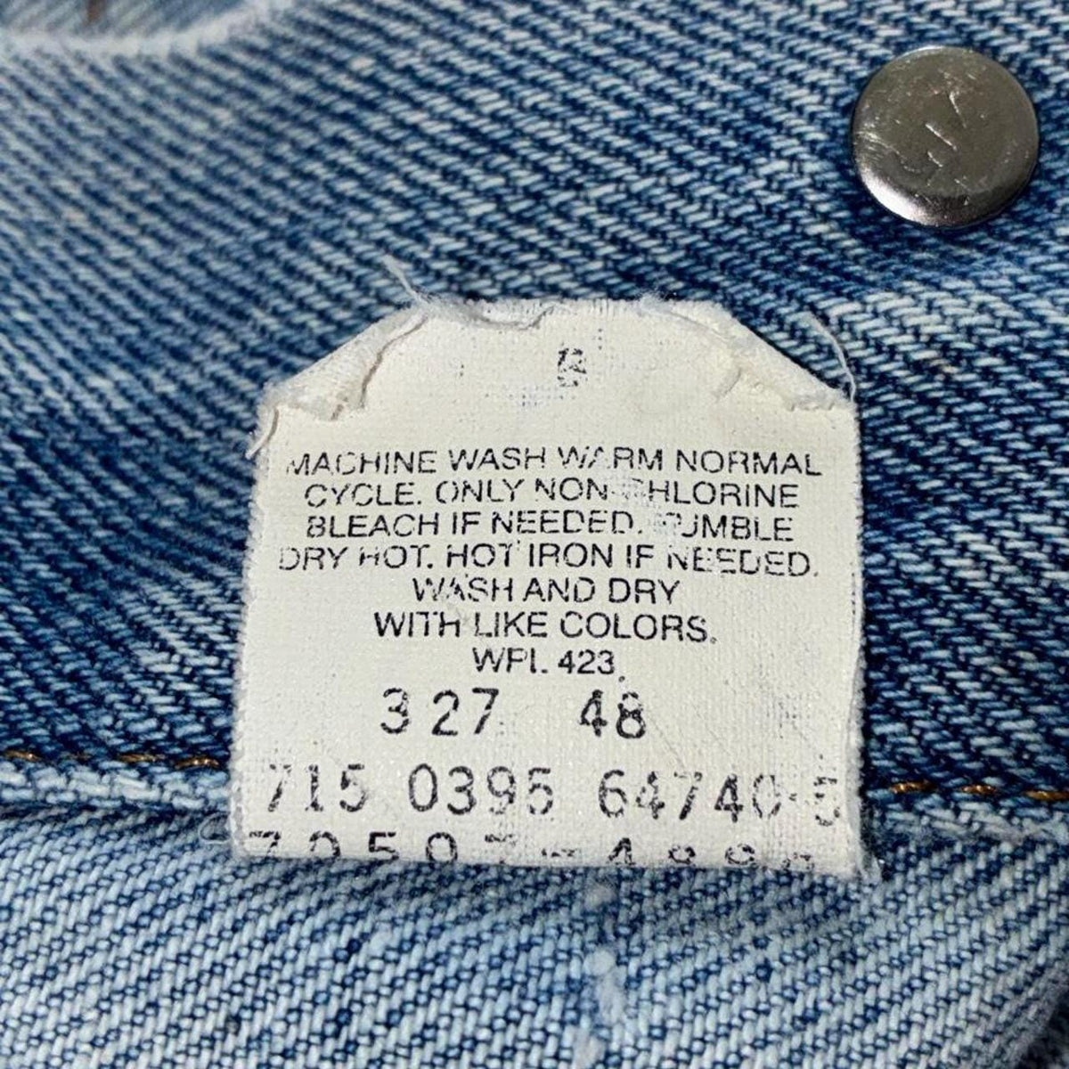 Vintagge 80s 90s Levi's Type 3 Denim Jacket