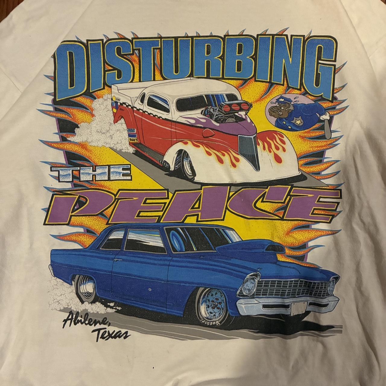 90s Disturbing the Peace Abilene Texas Car T Shirt