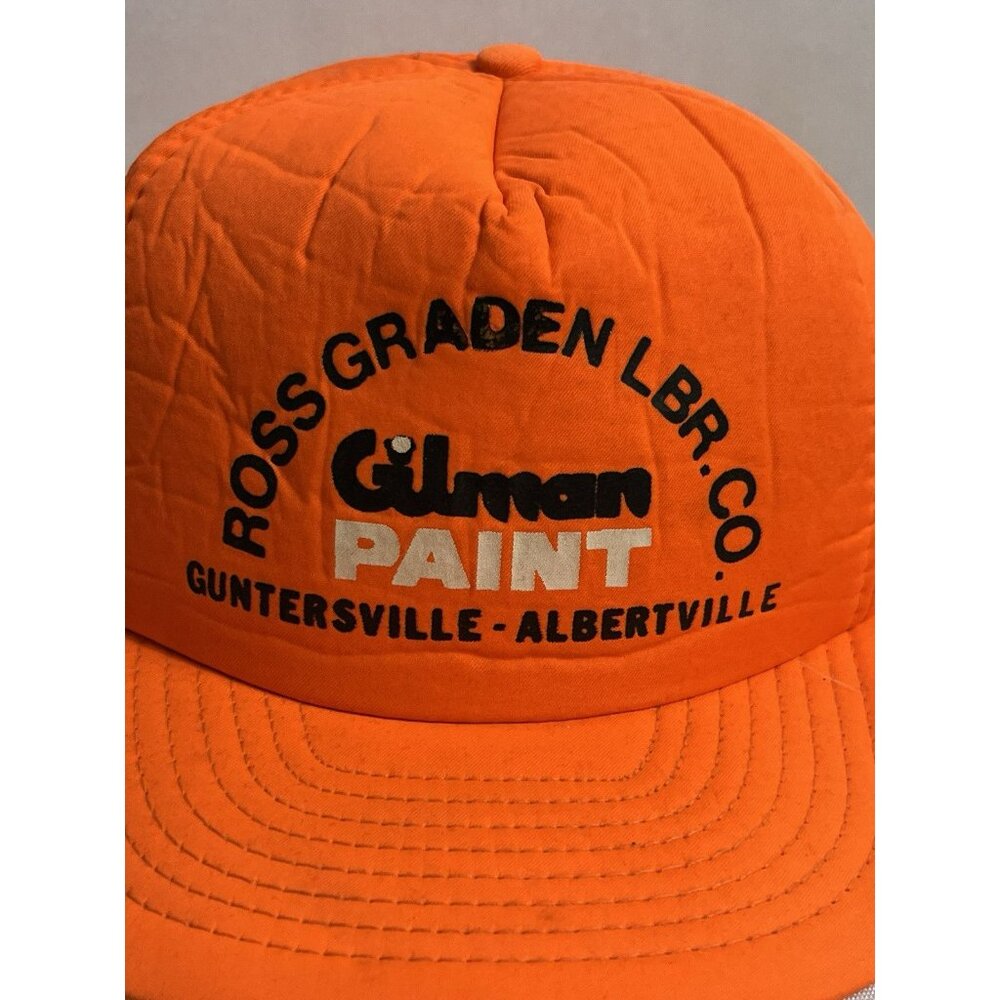 Vintage 80s Gilman Paint Snapback