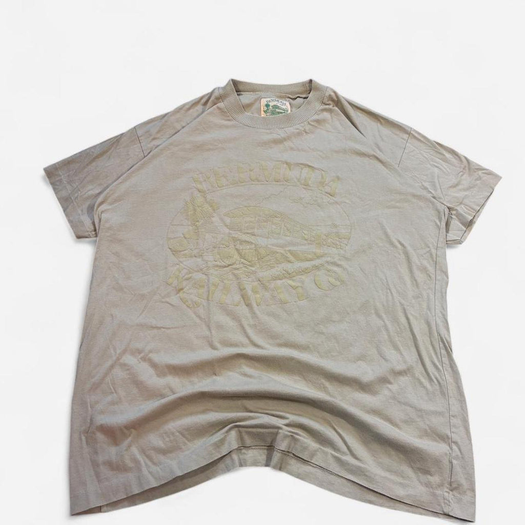 Vintage 90s Bermuda Railway Co T Shirt