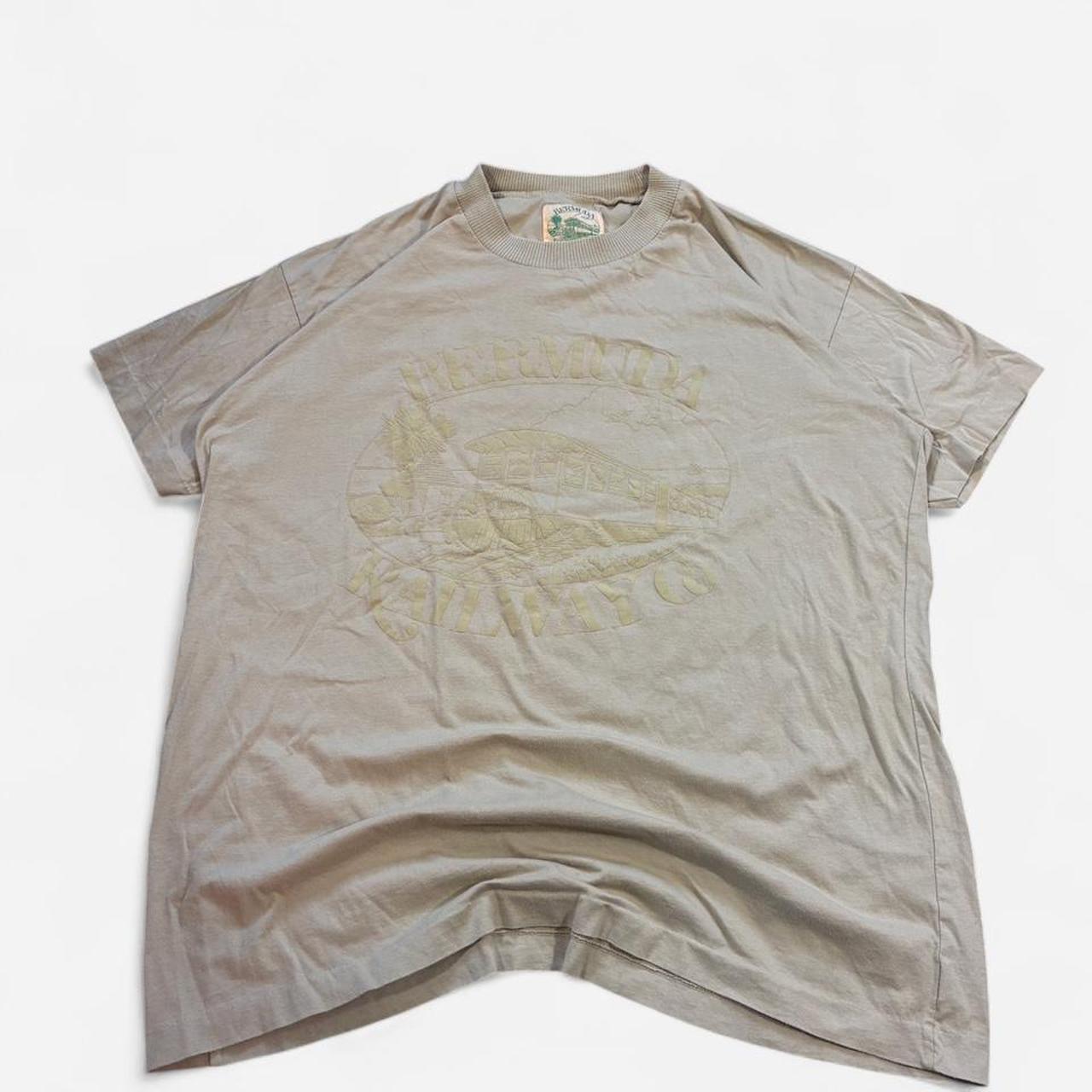 Vintage 90s Bermuda Railway Co T Shirt