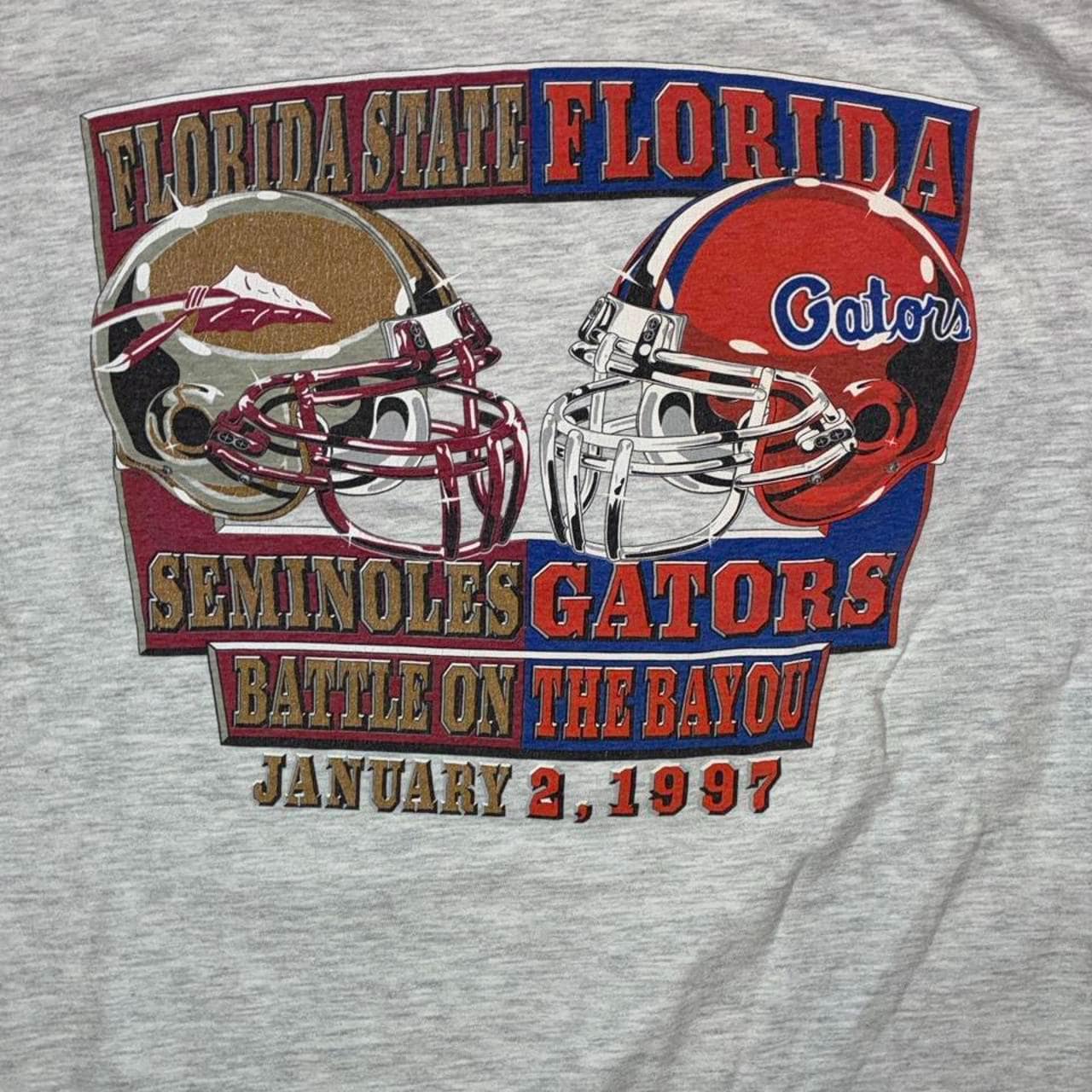 90s Florida State vs Gators Galt Sand Double sided tee