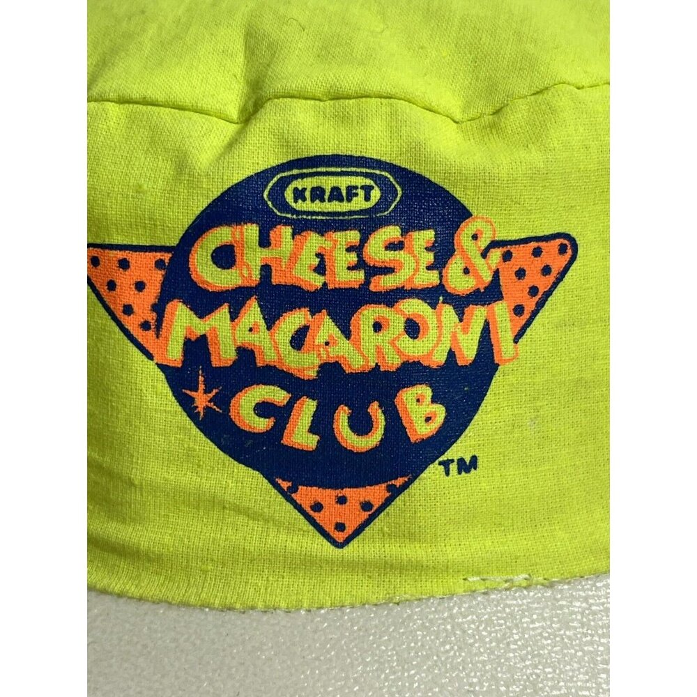 Vintage 90s Kraft Mac N Cheese Club Cycling Hat