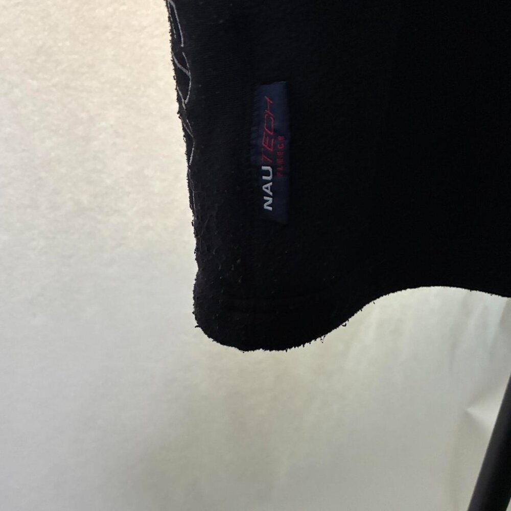 Vintage 90s Black Nautica Competition Fleece Vest