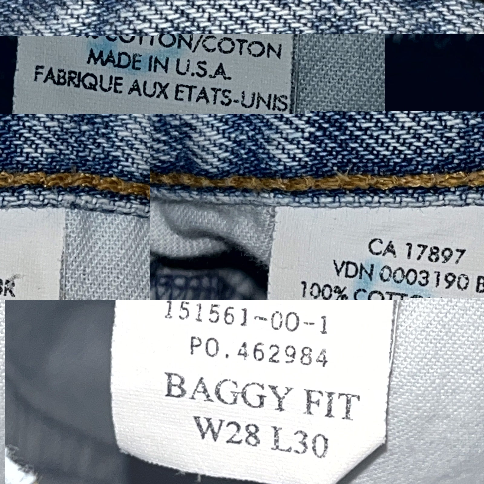 Vintage 90s GAP Special Edition Baggy Fit Denim