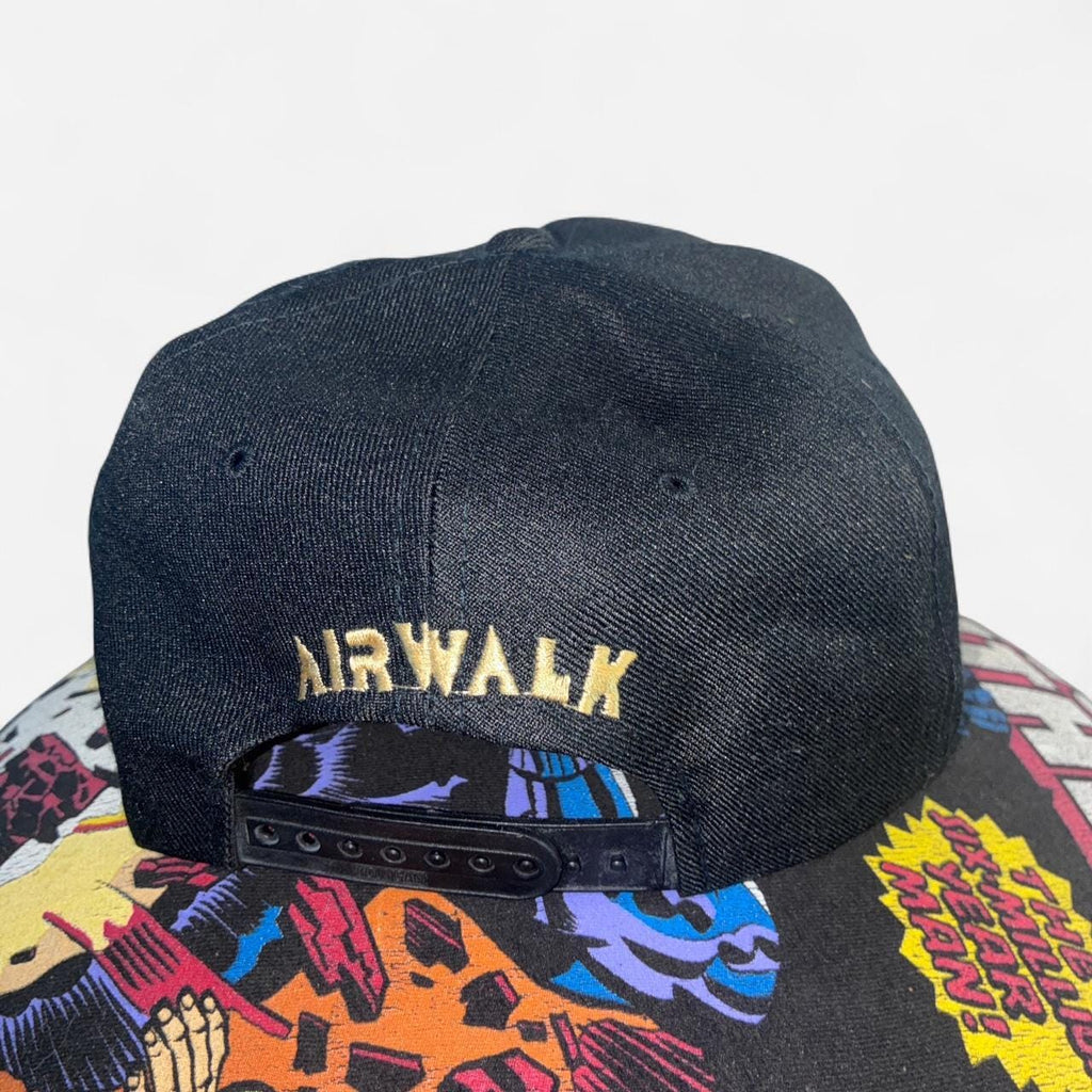 Vintage Airwalk Men's Black Snapback Hat