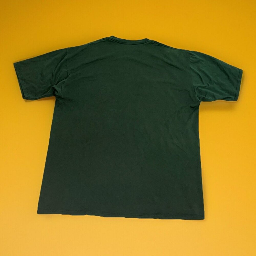 Vintage 90s Jerzees 50/50 Blank T-Shirt Mens XL Forrest Green Tee Boxy Fit