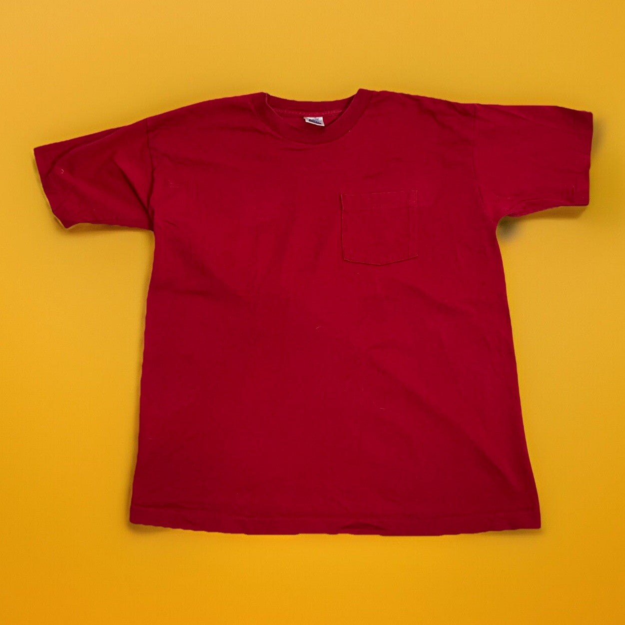 Vintage 80s 90s BVD Single Stitch Blank Selvedge Pocket T Shirt