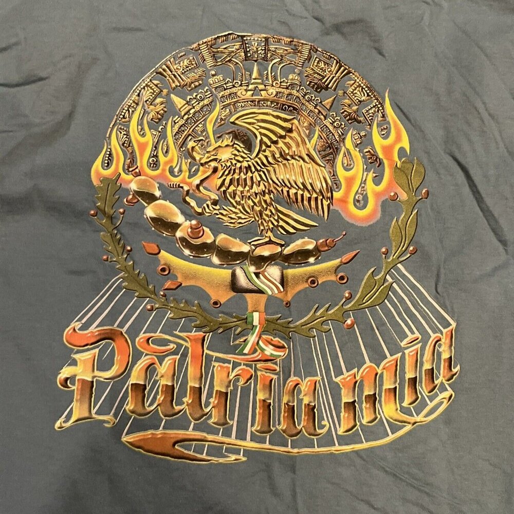 Vintage Y2K Patria Mia Cholo Aztec T Shirt
