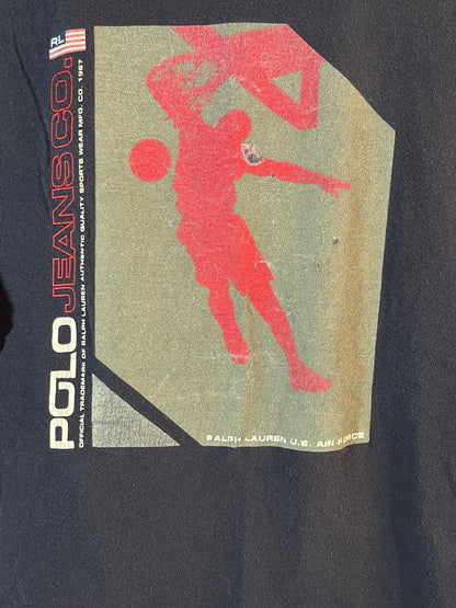 Ralph Lauren Polo Jeans Co Basketball T Shirt