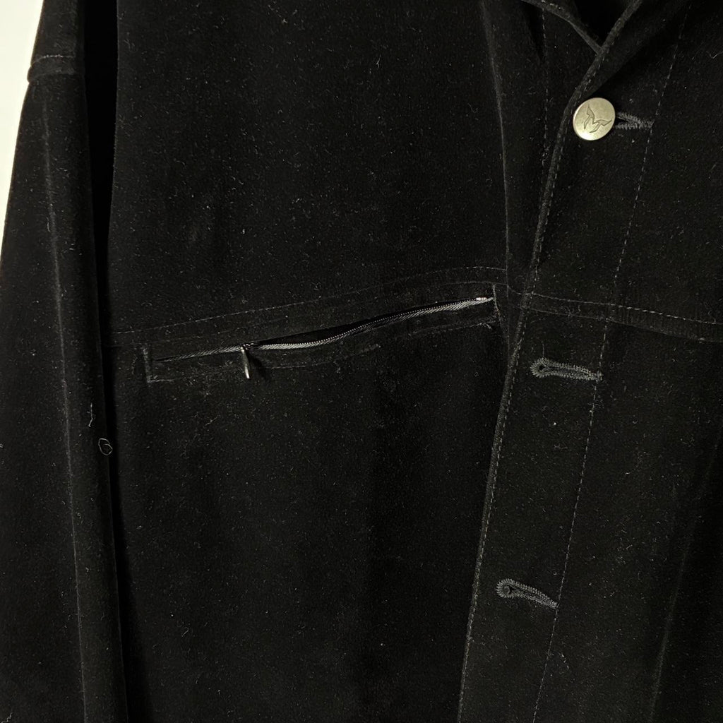 Black Velvet Mi Ka USA Shirt Jacket