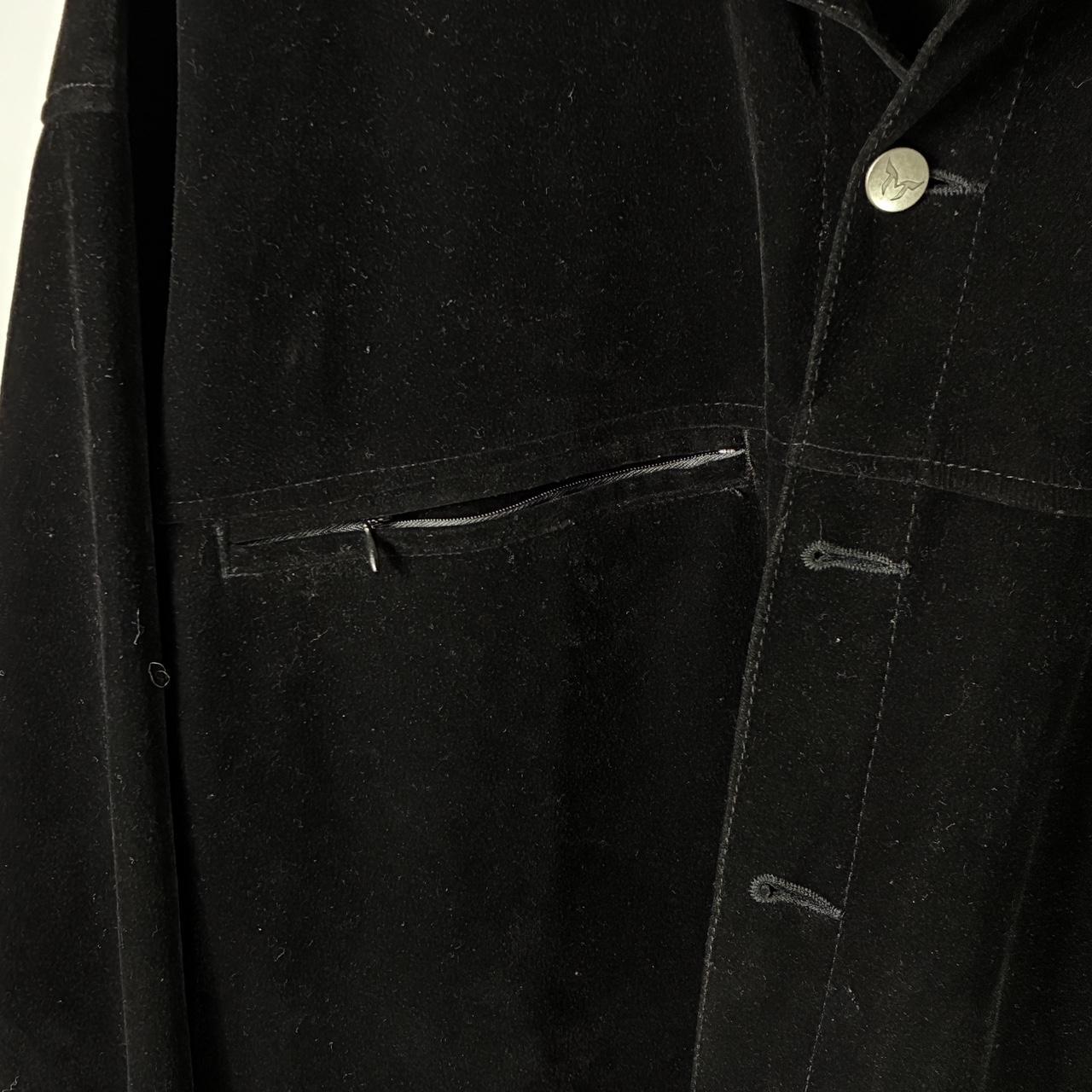 Black Velvet Mi Ka USA Shirt Jacket