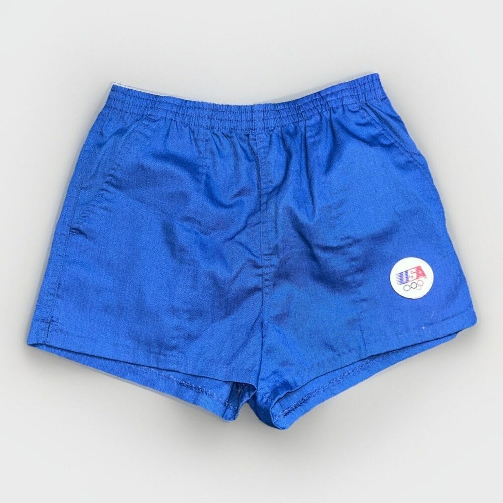 Vintage Levi’s Olympic Shorts Mens Med Red Running 80s Sport Pocket Athletic USA