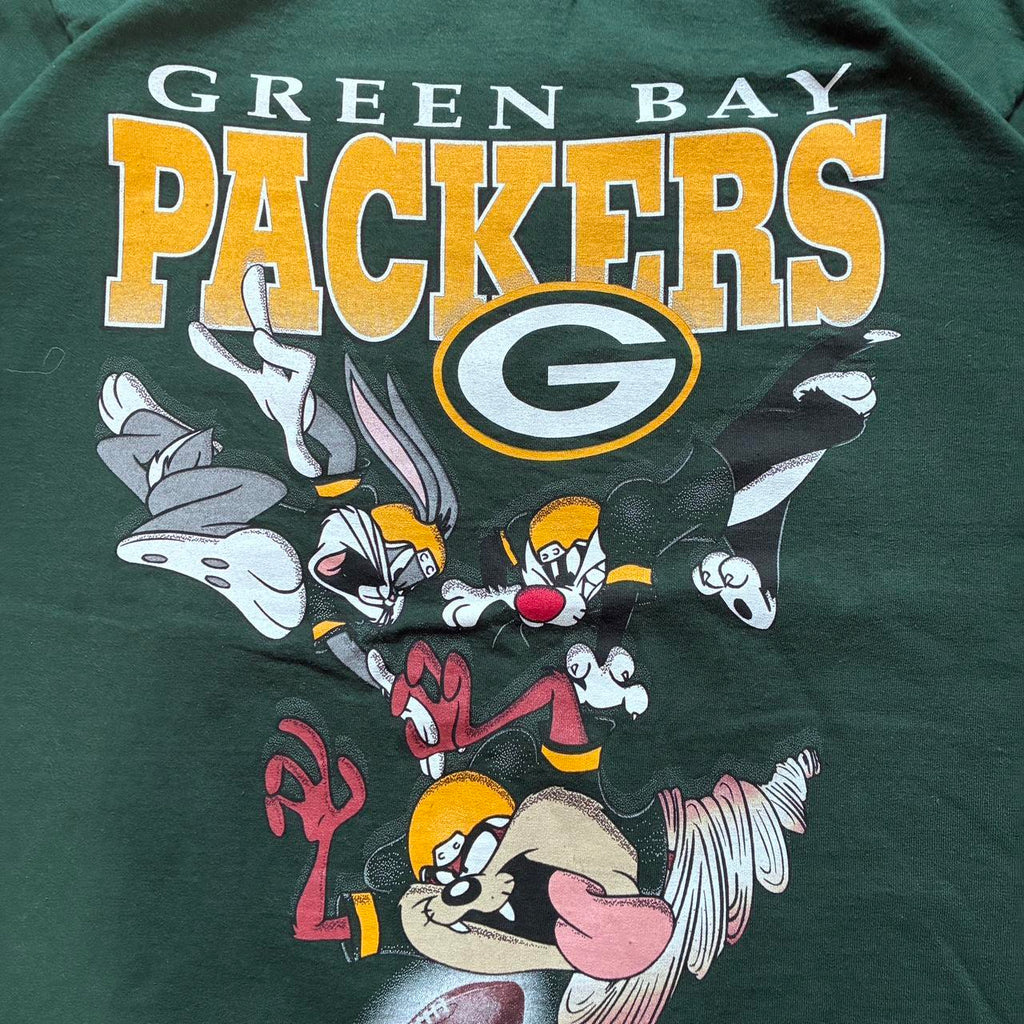 90s Looney Tunes Green Bay Packers T Shirt