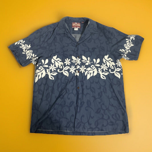 RJC Hawaiian Shirt Surf Boards Men's XL 100% Cotton Made in Hawaii USA